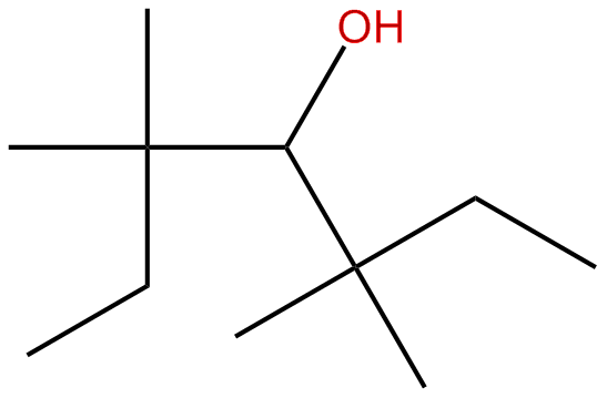 Image of 3,3,5,5-tetramethyl-4-heptanol