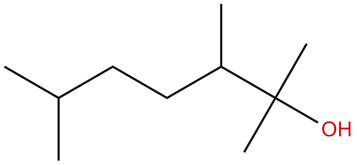 Image of 3,3,6-trimethyl-2-heptanol