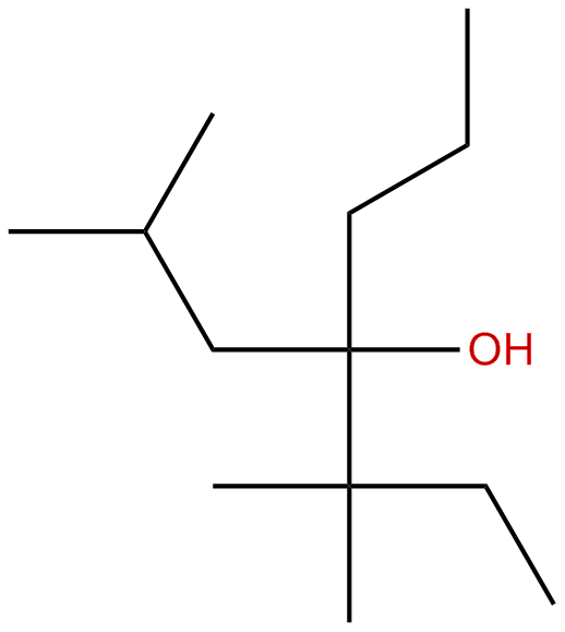 Image of 3,3,6-trimethyl-4-n-propyl-4-heptanol