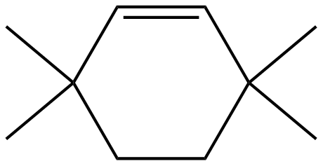 Image of 3,3,6,6-tetramethylcyclohexene