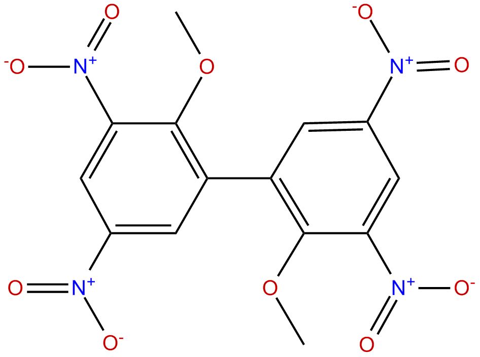 Image of 3,3',5,5'-tetranitro-2,2'-dimethoxybiphenyl