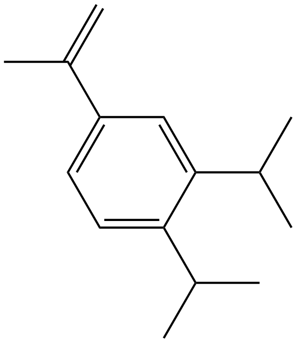 Image of 3,4-bis(1-methylethyl)-1-(1-methylethenyl)benzene