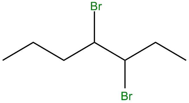 Image of 3,4-dibromoheptane
