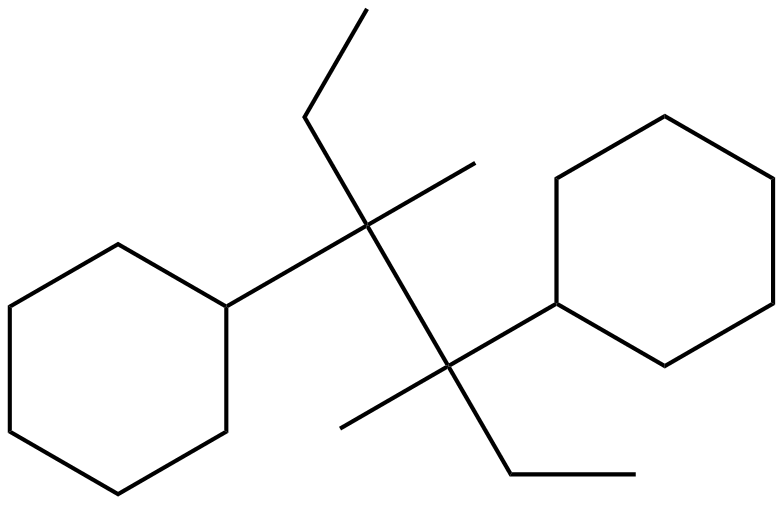 Image of 3,4-dicyclohexyl-3,4-dimethylhexane