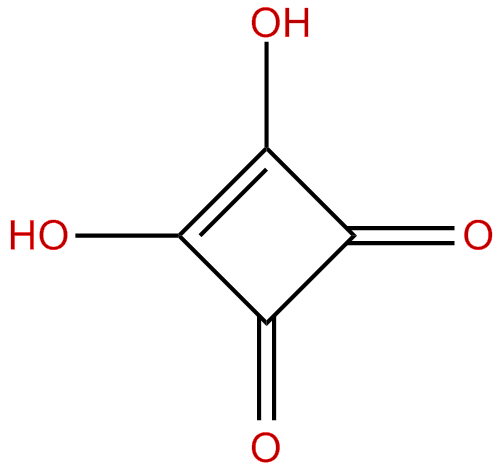 Image of 3,4-dihydroxy-3-cyclobutene-1,2-dione