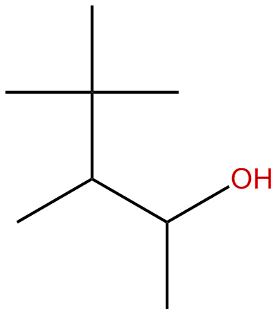 Image of 3,4,4-trimethyl-2-pentanol