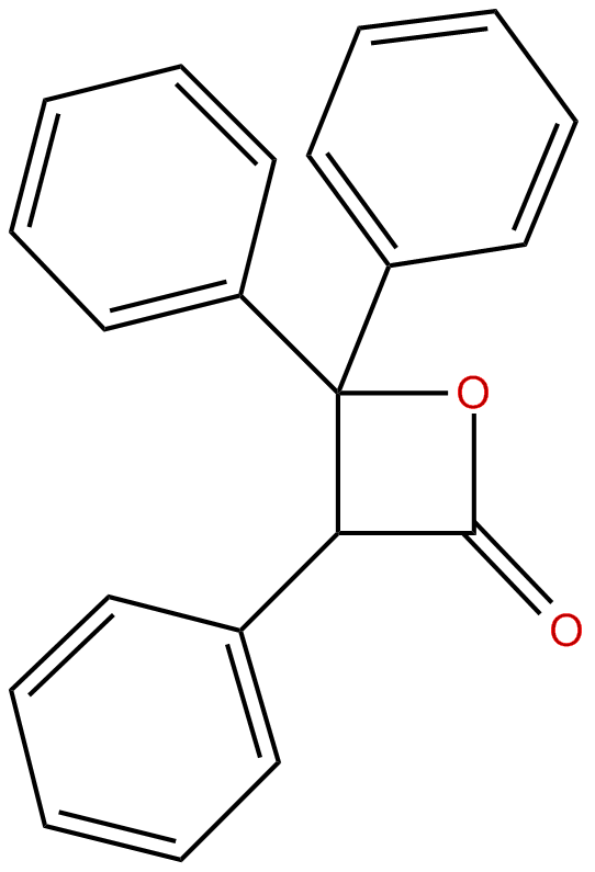 Image of 3,4,4-triphenyl-2-oxetanone