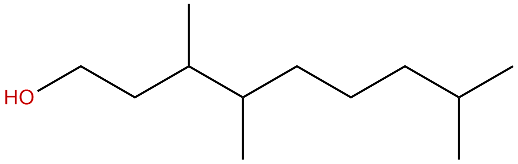Image of 3,4,8-trimethyl-1-nonanol