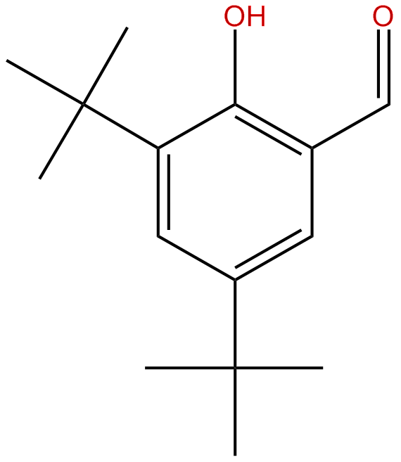 Image of 3,5-di-tert-butyl-2-hydroxybenzaldehyde