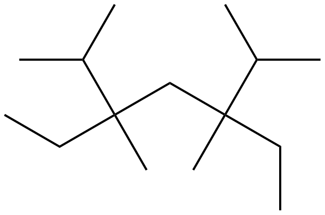 Image of 3,5-diethyl-2,3,5,6-tetramethylheptane