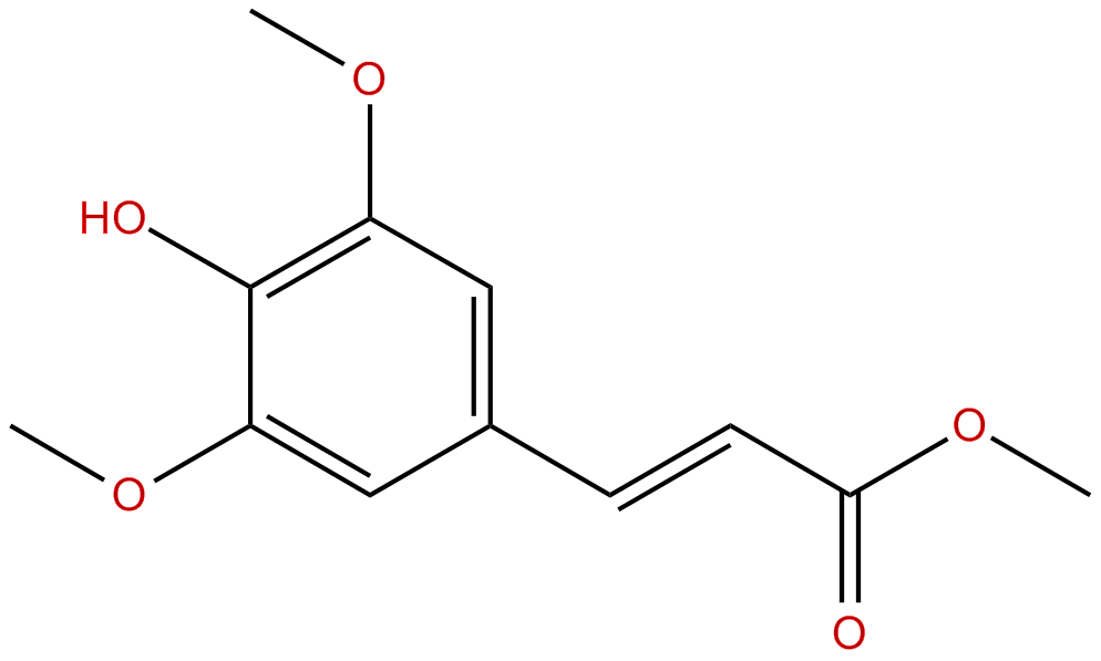 Image of 3,5-dimethoxy-4-hydroxy cinnamic acid methyl ester