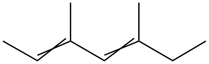 Image of 3,5-dimethyl-2,4-heptadiene