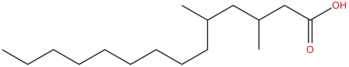 Image of 3,5-dimethyltetradecanoic acid