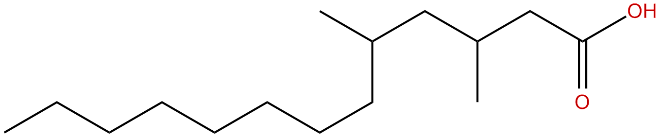 Image of 3,5-dimethyltridecanoic acid