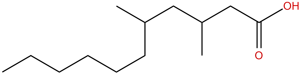 Image of 3,5-dimethylundecanoic acid