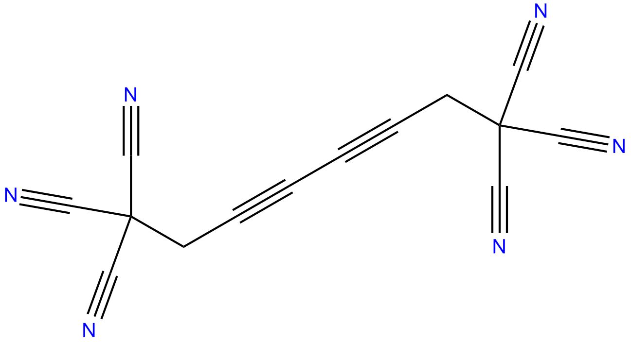 Image of 3,5-octadiyne-1,1,1,8,8,8-hexacarbonitrile