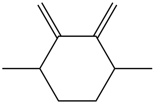 Image of 3,6-dimethyl-1,2-dimethylenecyclohexane