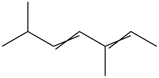 Image of 3,6-dimethyl-2,4-heptadiene