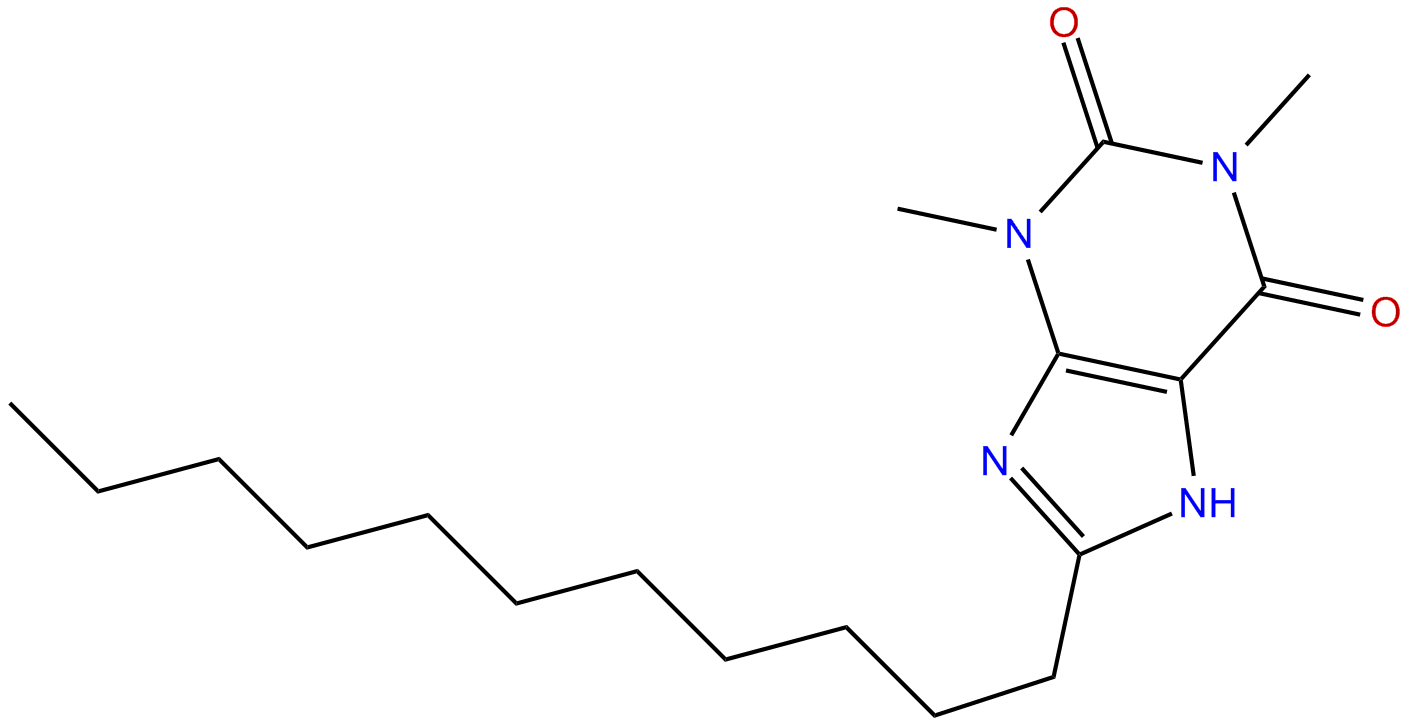 Image of 3,7-dihydro-1,3-dimethyl-8-undecyl-1H-purine-2,6-dione