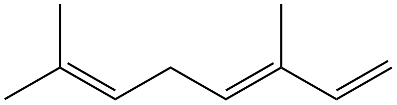 Image of 3,7-dimethyl-1,3,6-octatriene