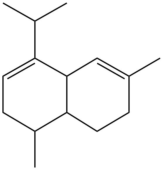 Image of 3,7-dimethyl-10-(1-methylethyl)bicyclo[4.4.0]-2,9-decadiene