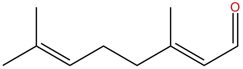 Image of 3,7-dimethyl-2,6-octadienal, (cis+trans)