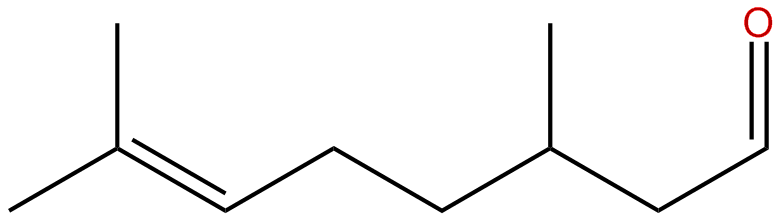 Image of 3,7-dimethyl-6-octenal
