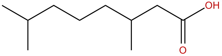 Image of 3,7-dimethyloctanoic acid
