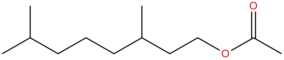 Image of 3,7-dimethyloctyl ethanoate