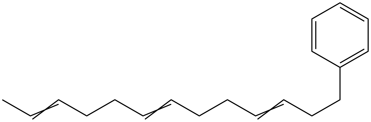 Image of 3,7,11-tridecatrienylbenzene