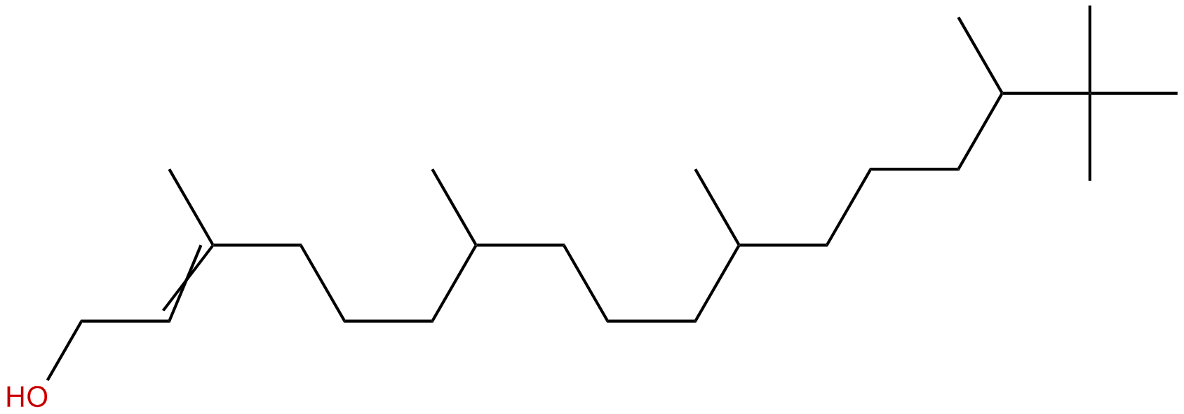 Image of 3,7,11,15,16,16-hexamethyl-2-heptadecen-1-ol