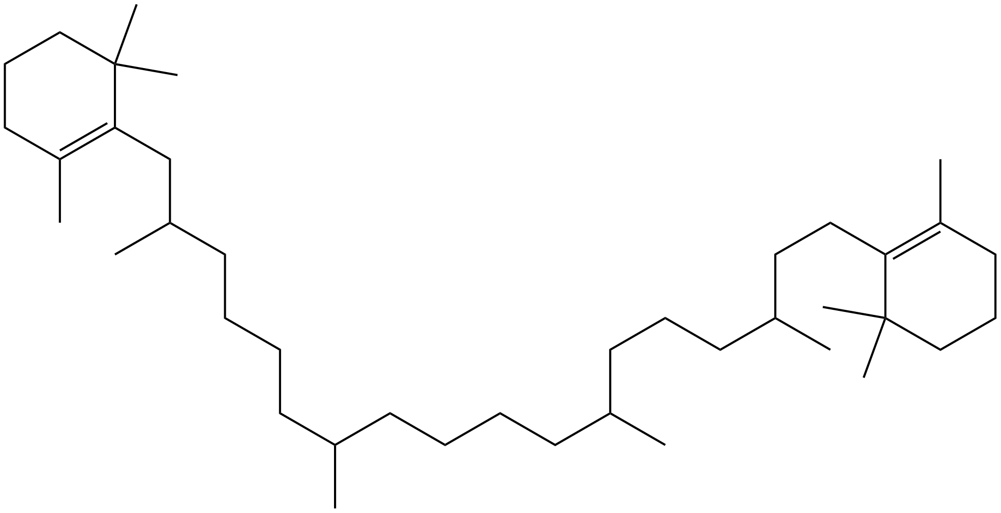 Image of 3,7,12,17-tetramethyl-1,18-bis(2,6,6-trimethyl-1-cyclohexenyl)octadecane