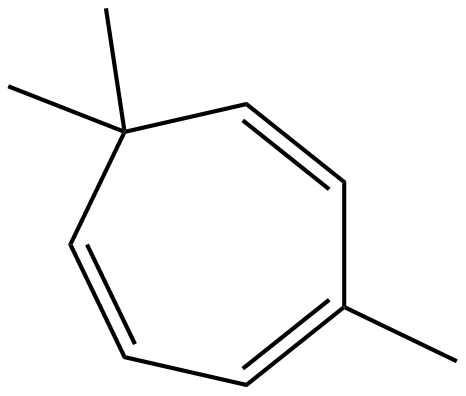 Image of 3,7,7-trimethyl-1,3,5-cycloheptatriene