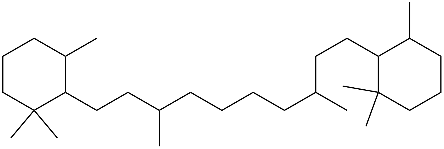 Image of 3,8-dimethyl-1,10-bis(2,2,6-trimethylcyclohexyl)decane