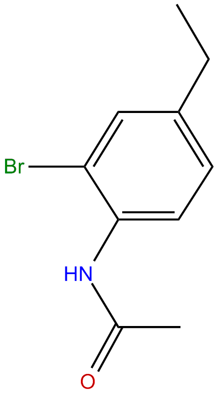 Image of 4-acetamido-3-bromoethylbenzene