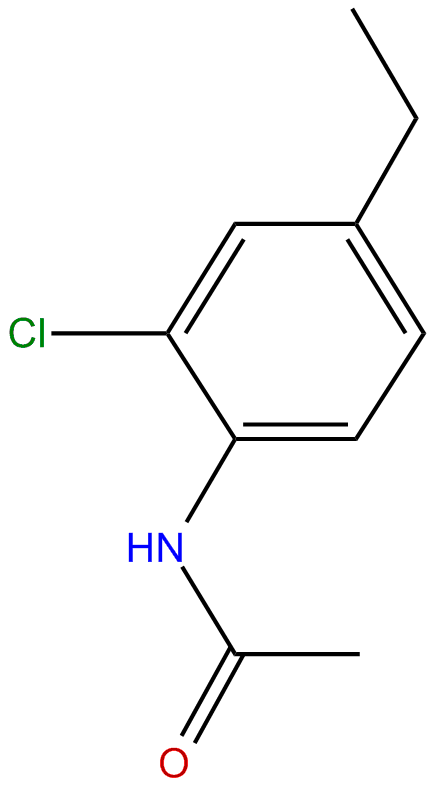 Image of 4-acetamido-3-chloroethylbenzene