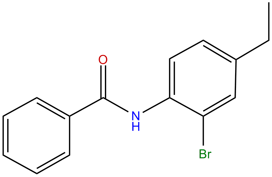 Image of 4-benzamido-3-bromoethylbenzene