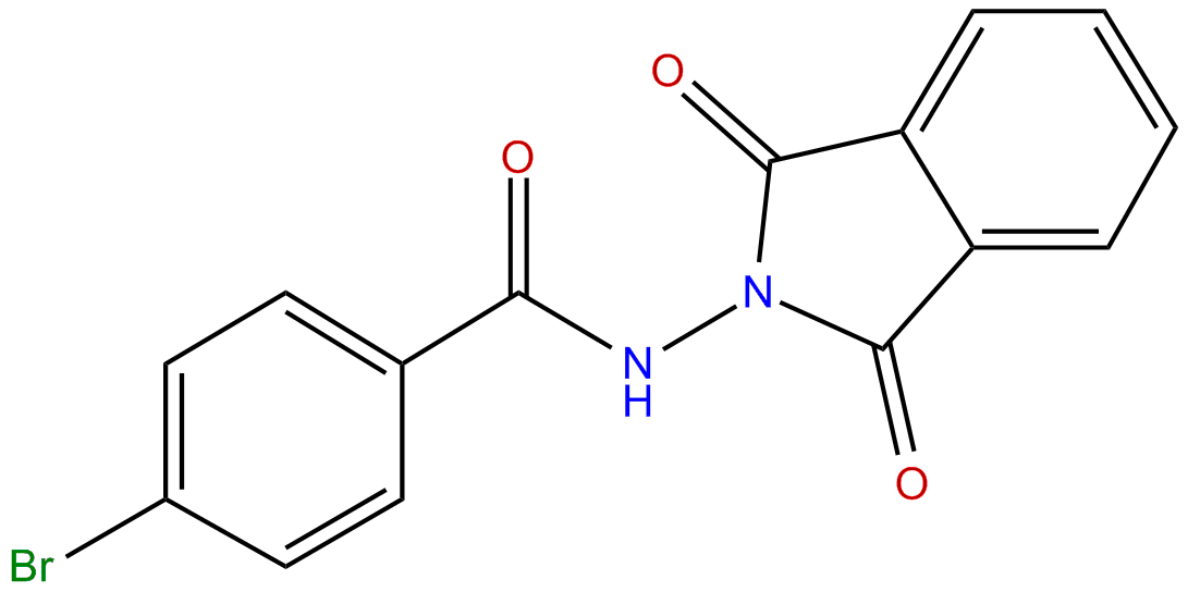 Image of 4-bromo-N-(1,3-dioxoisoindolin-2-yl)benzamide