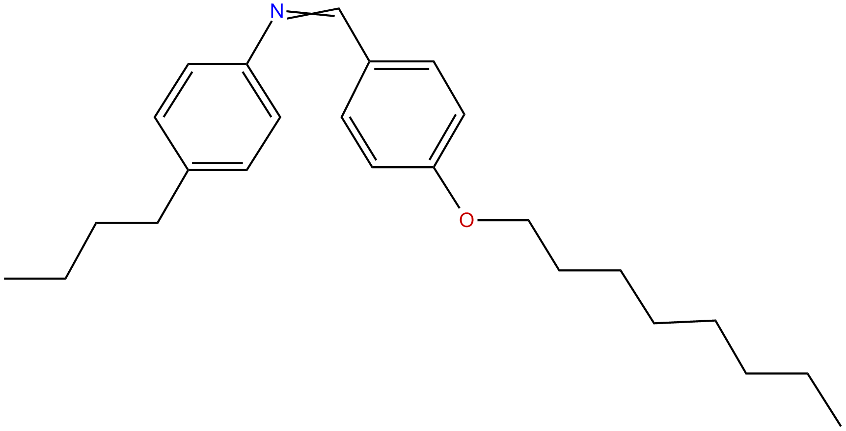 Image of 4-butyl-N-[[4-(octyloxy)phenyl]methylene]benzenamine