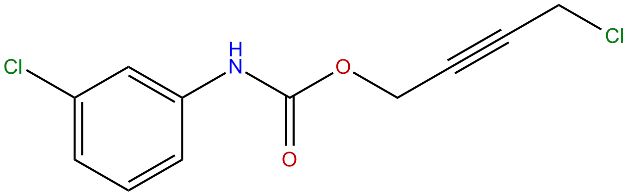 Image of 4-chloro-2-butynyl N-(3-chlorophenyl)carbamate