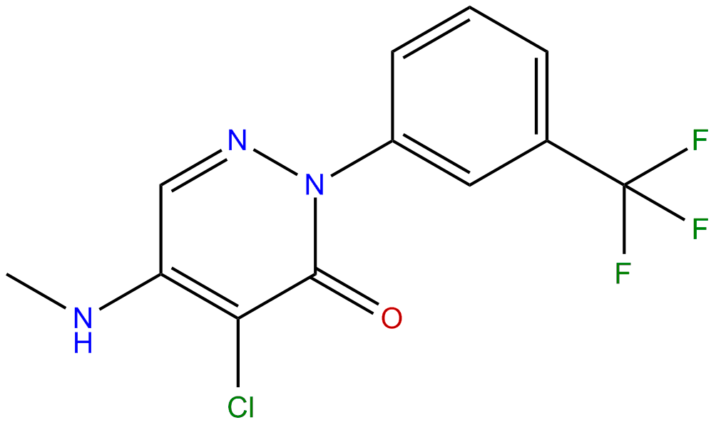 Image of 4-chloro-5-(methylamino)-2-[3-(trifluoromethyl)phenyl]-3(2H)-pyridazinone