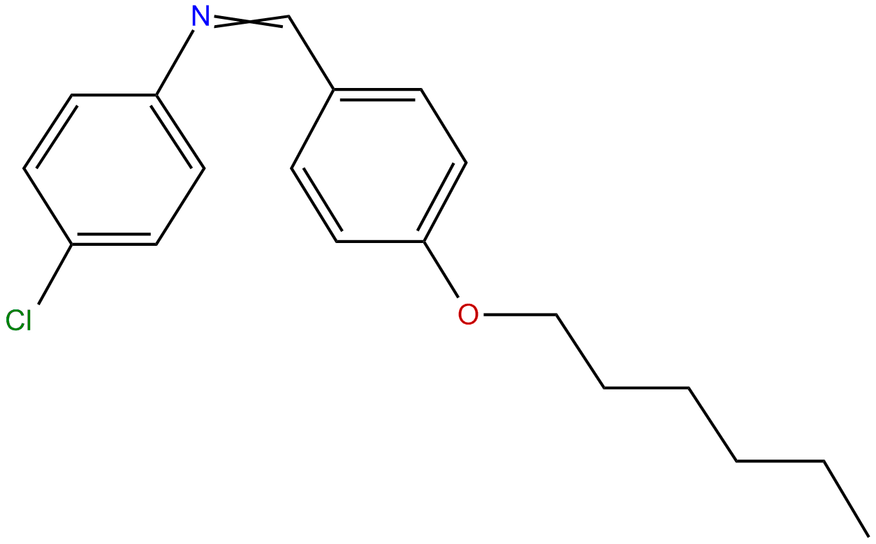 Image of 4-chloro-N-[4-(hexyloxy)phenylmethylene]benzenamine