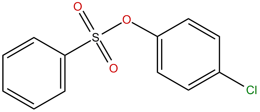 Image of 4-chlorophenyl benzenesulfonate