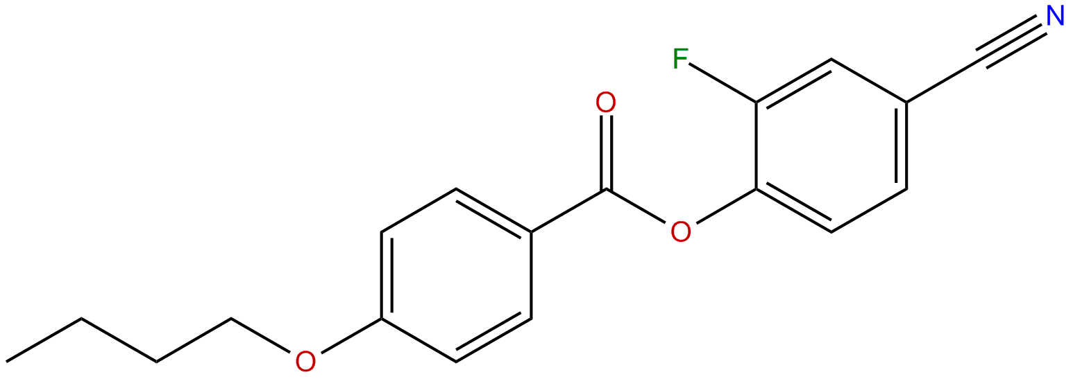 Image of 4-cyano-2-fluorophenyl-4-butoxybenzoate
