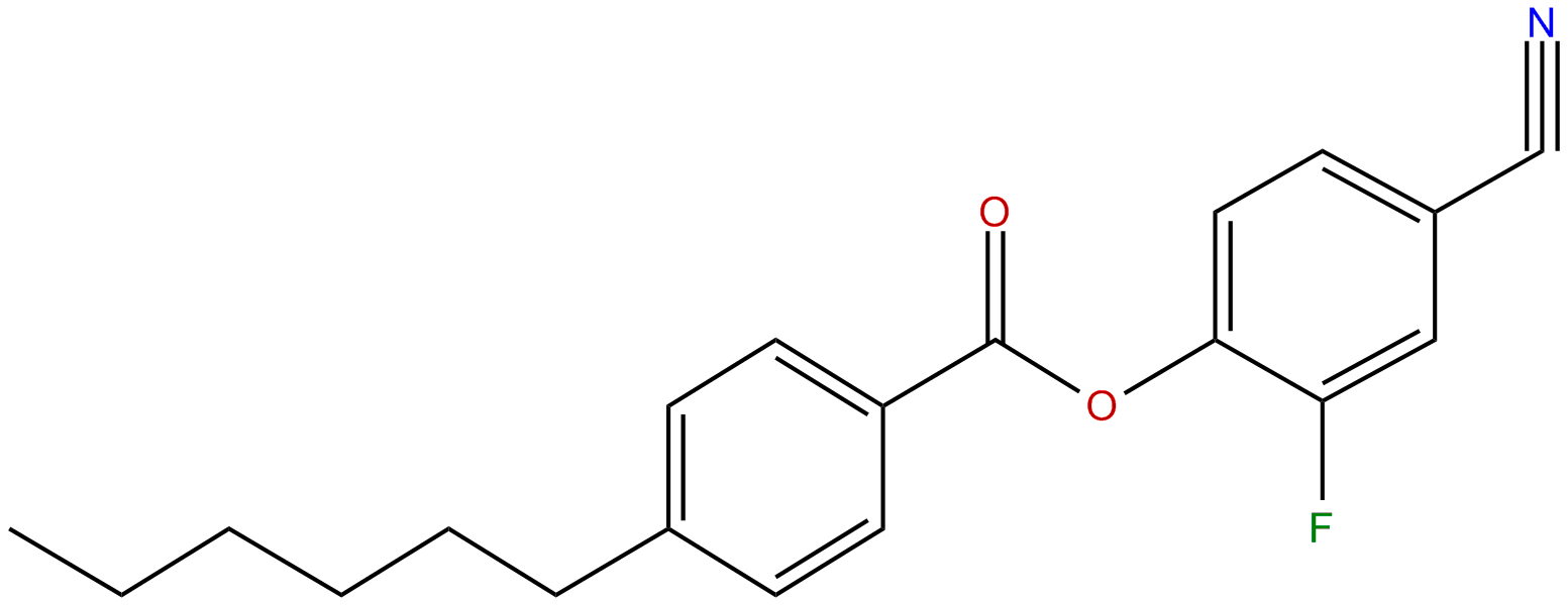 Image of 4-cyano-2-fluorophenyl-4-hexylbenzoate