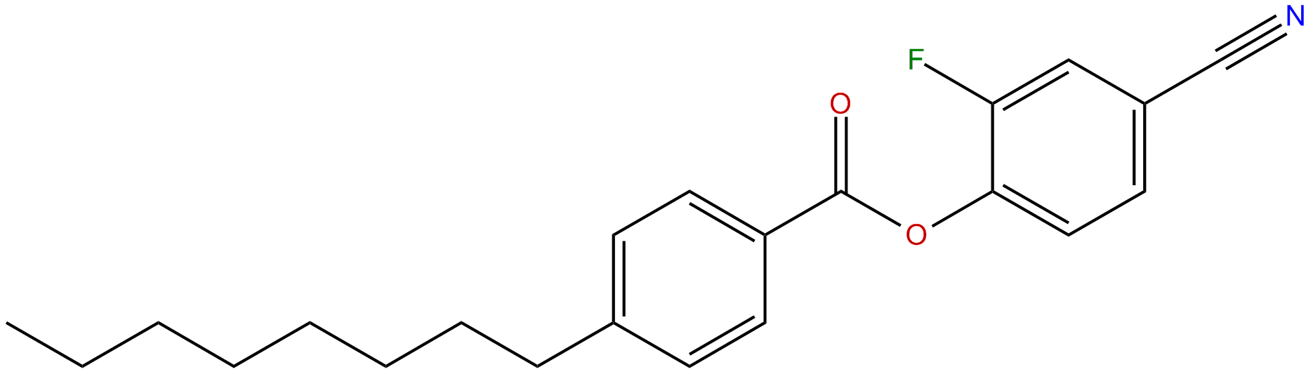 Image of 4-cyano-2-fluorophenyl-4-octylbenzoate