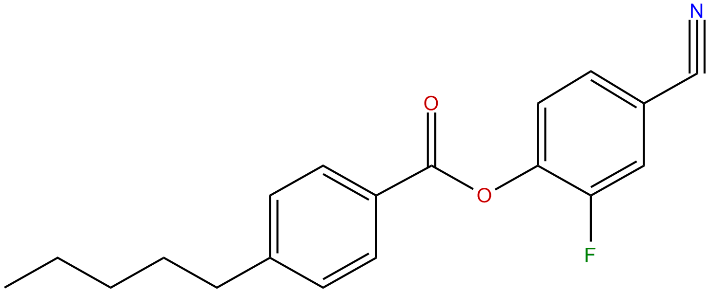 Image of 4-cyano-2-fluorophenyl-4-pentylbenzoate
