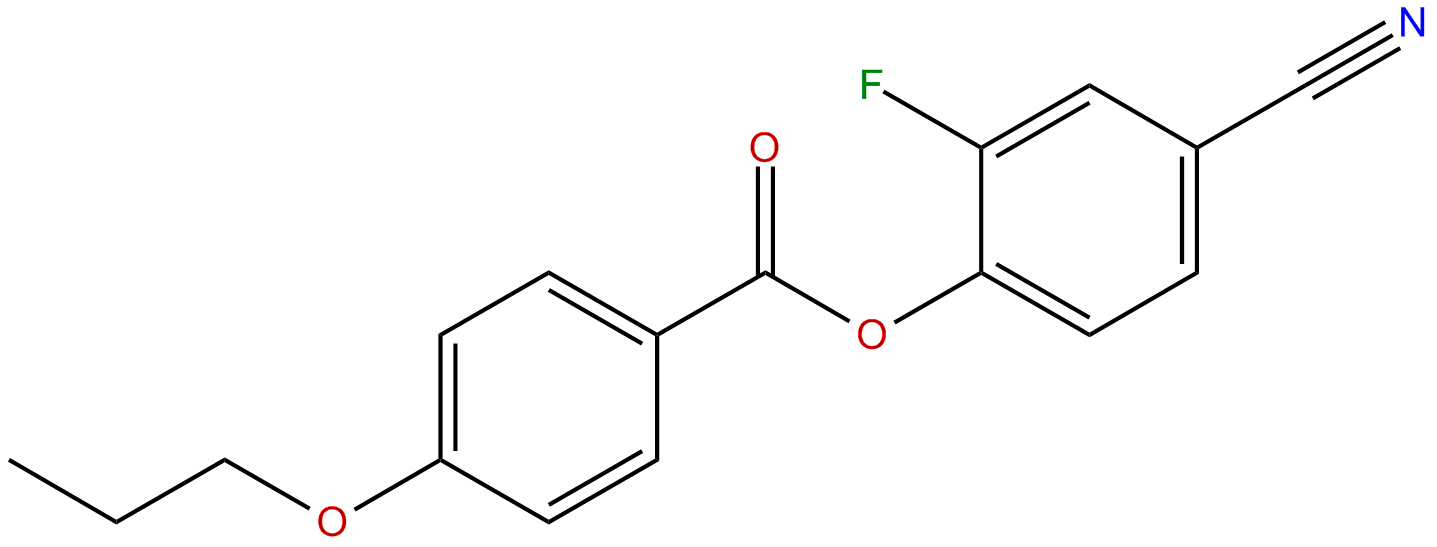 Image of 4-cyano-2-fluorophenyl-4-propoxybenzoate