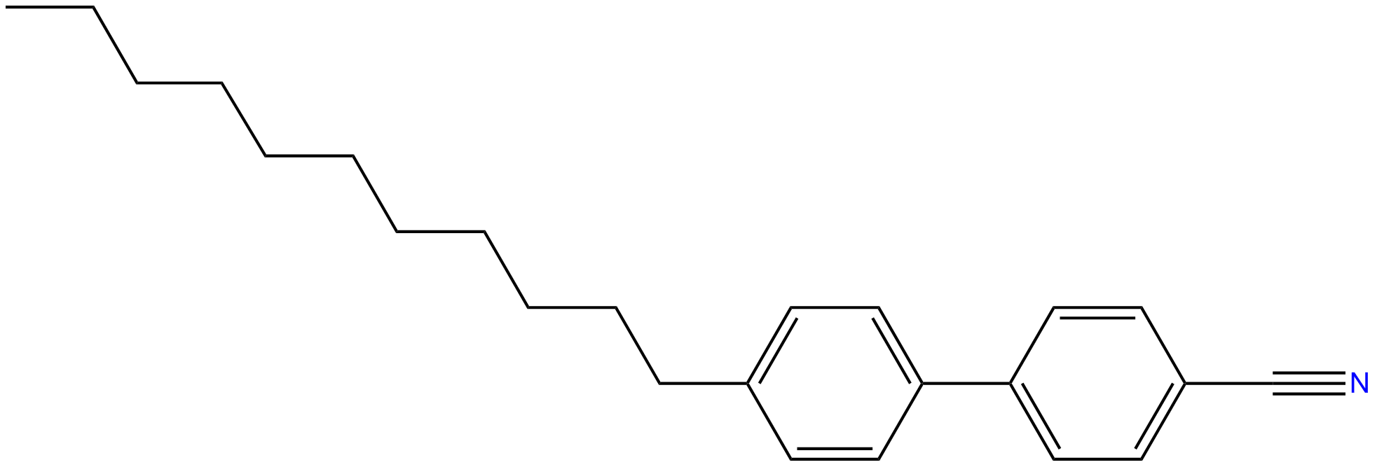 Image of 4-cyano-4'-undecyl-1,1'-biphenyl