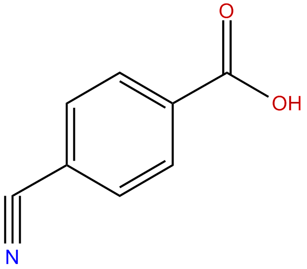 Image of 4-cyanobenzoic acid